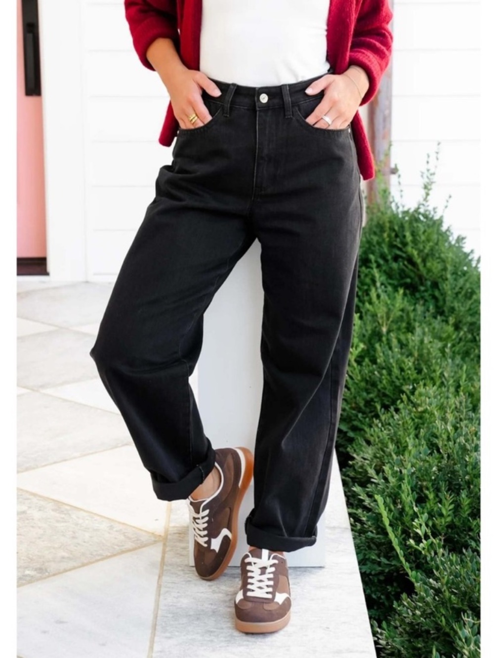 Judy Blue NEW NWT Sz 7/28 7 28 Ridge Front Marlow arc black jeans pants trousers